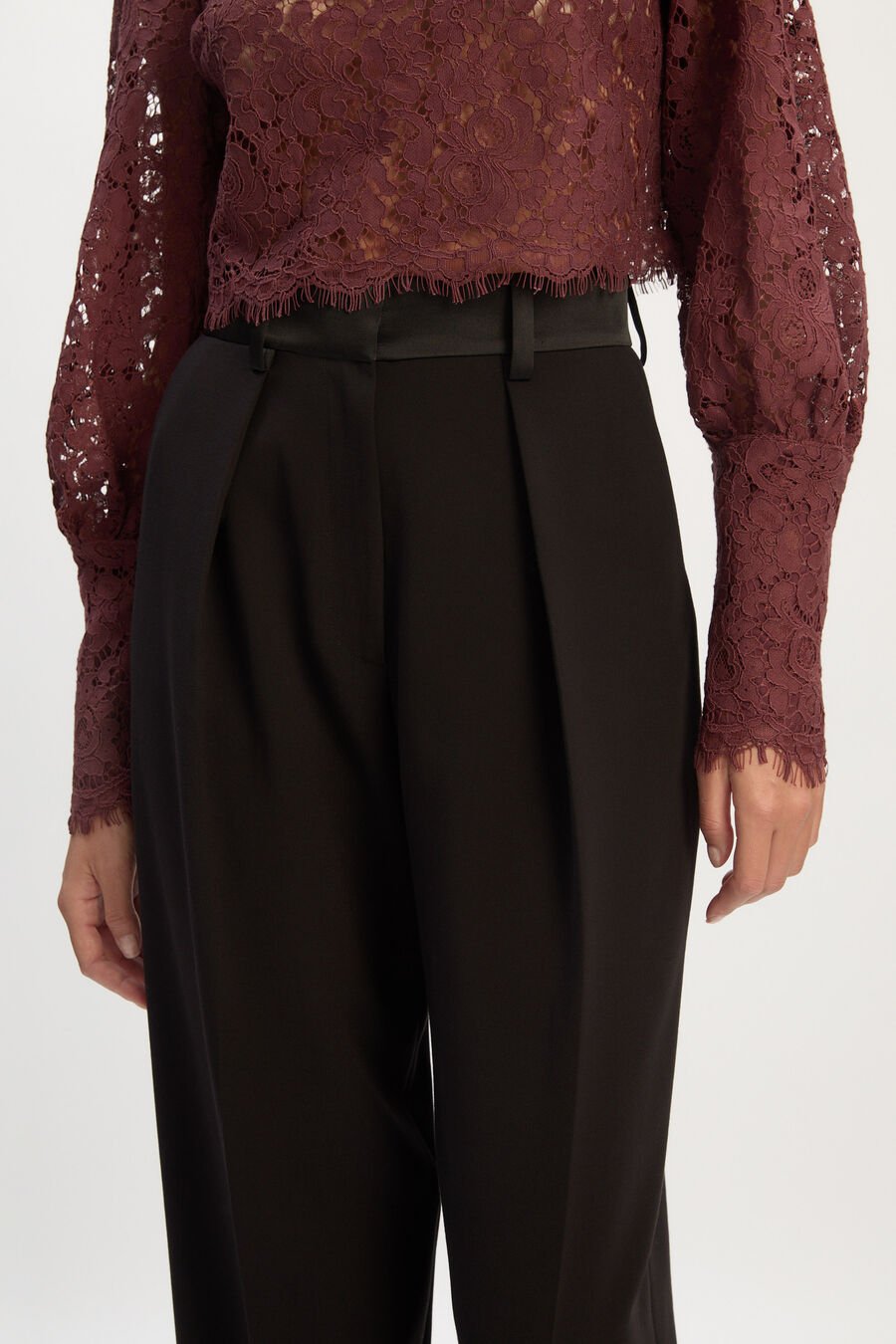 Fia Satin High Rise Pant