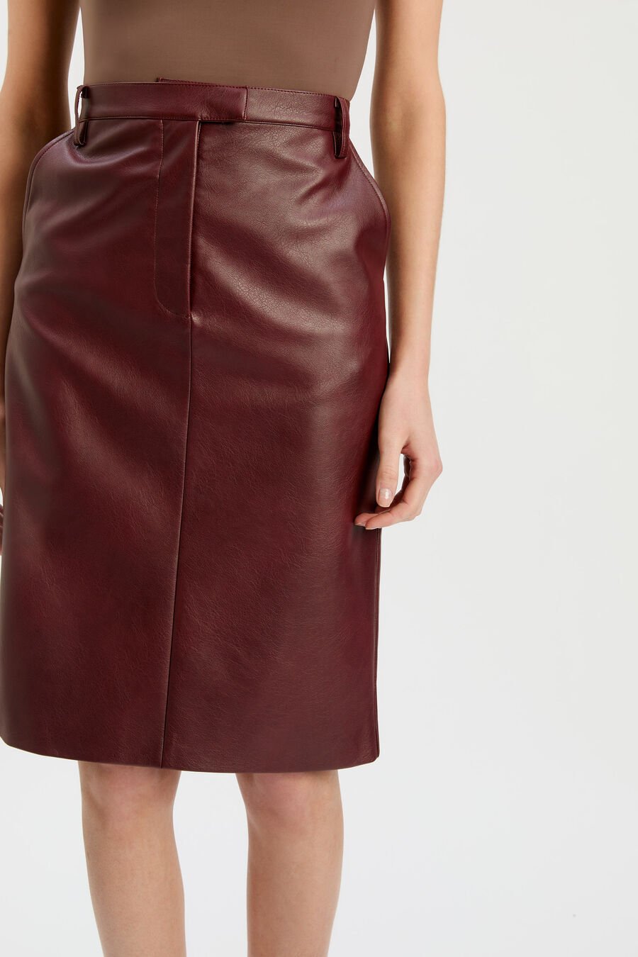 Phenix Vegan Leather Skirt