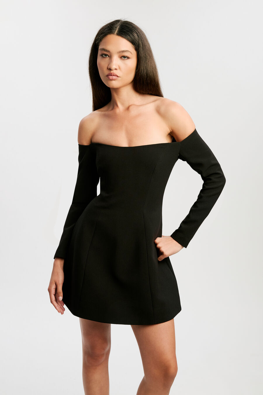 Nadene Hourglass Mini Dress