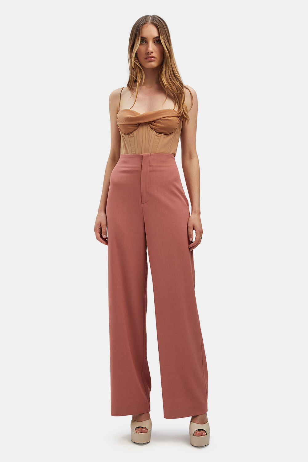 Dusty rose pants cheap
