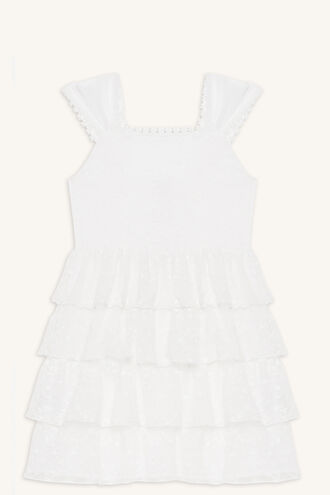 SAGE RARA DRESS in colour CLOUD DANCER