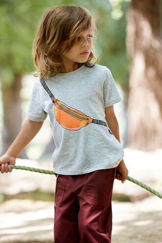 BELT BAG TEE in colour FROST GRAY