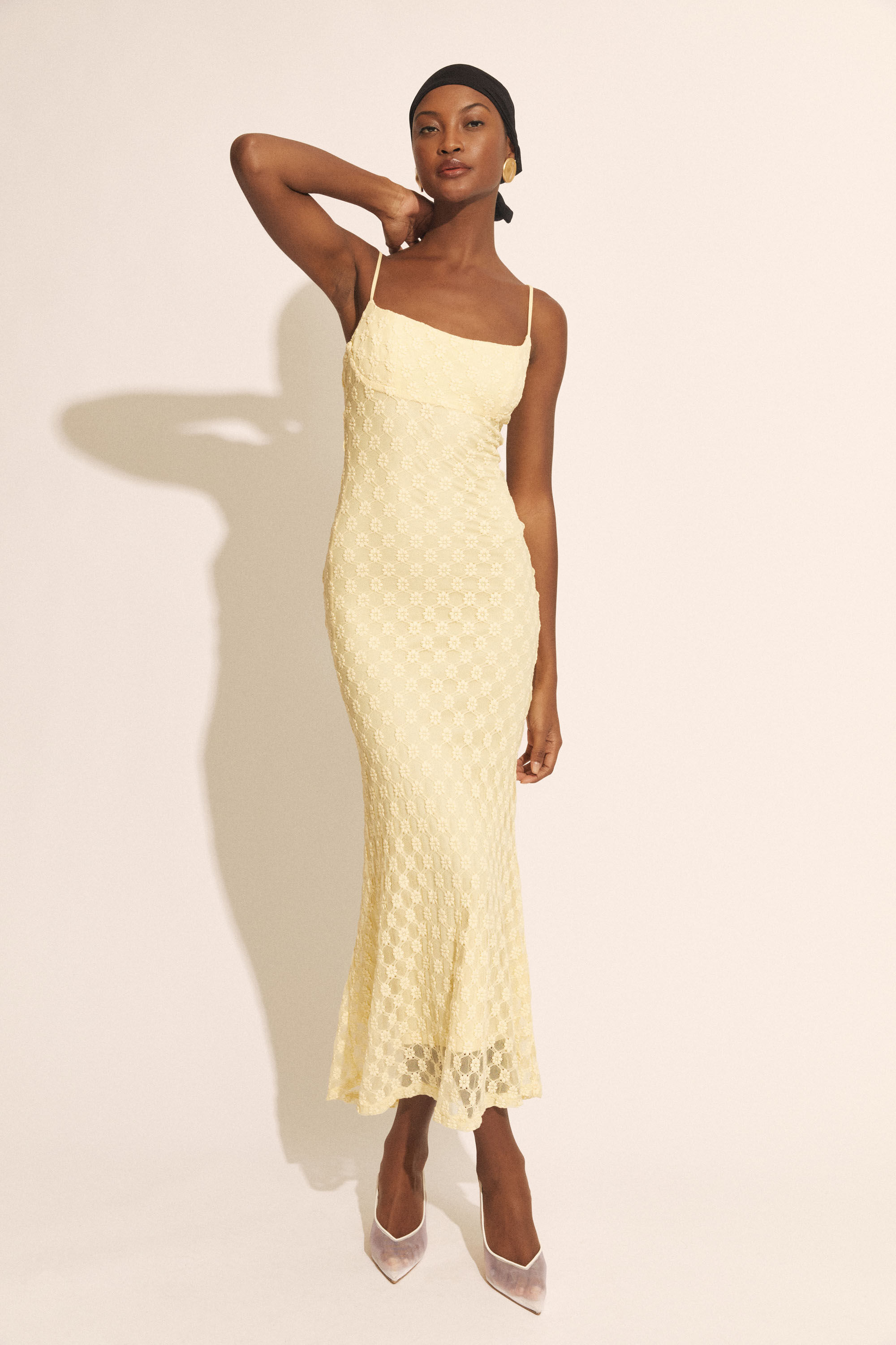 Yellow Dresses Bardot