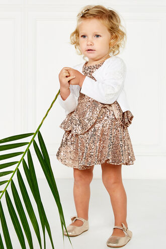 EMBROIDERED CARDI in colour BRIGHT WHITE