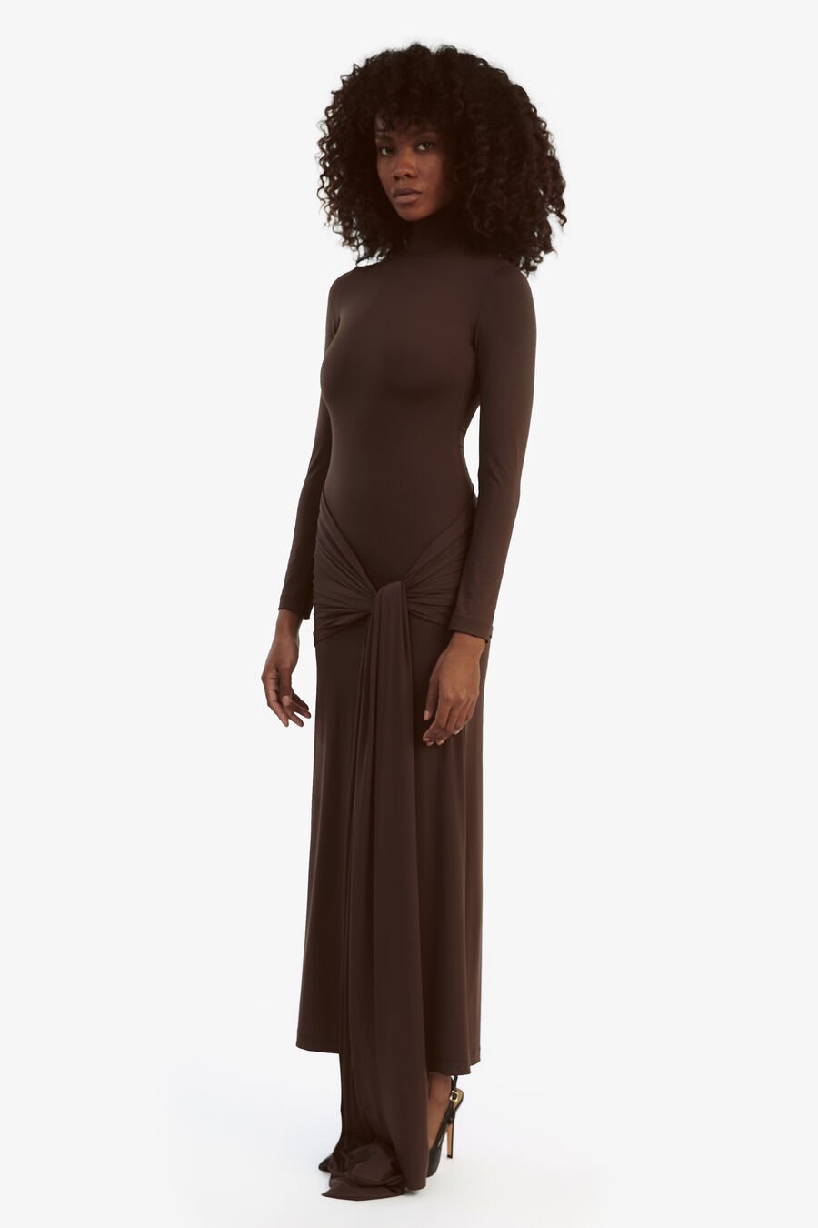 Alix Maxi Tie Front Dress