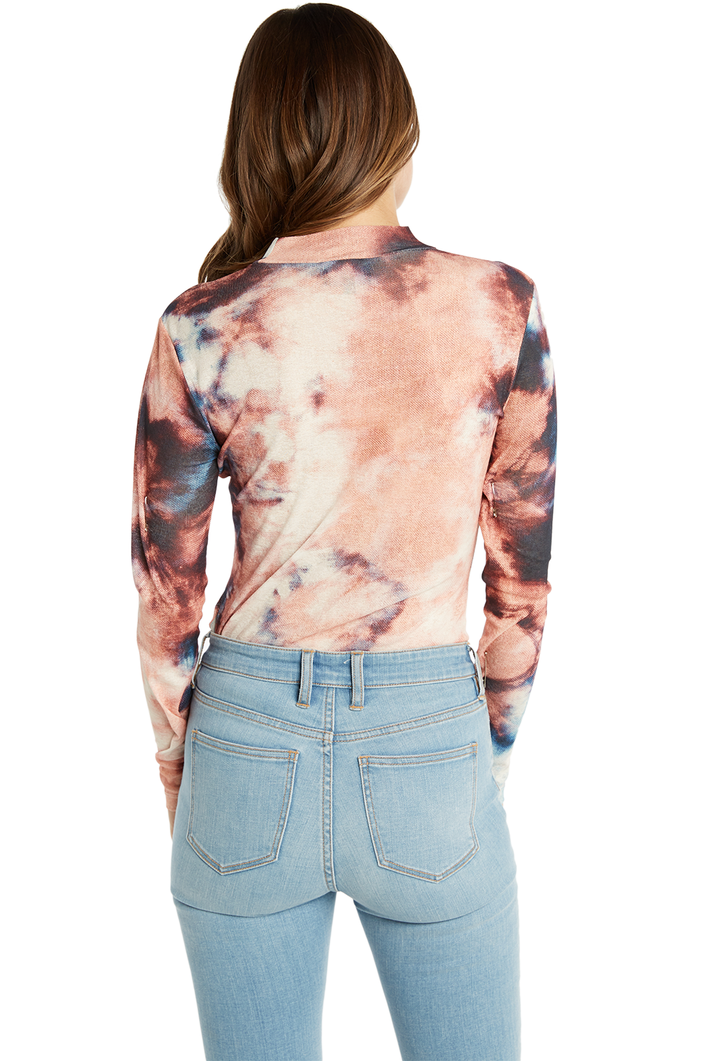 mesh tie dye dress
