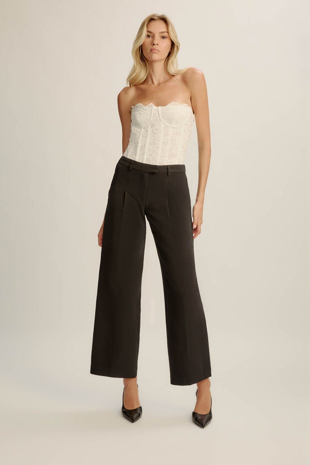 CASSIAN TAILORED PANT in colour CAVIAR