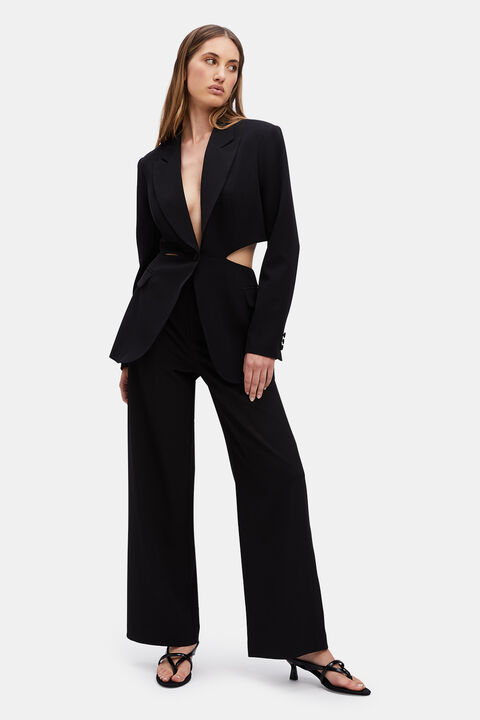 CASSIAN TAILORED PANT in colour CAVIAR