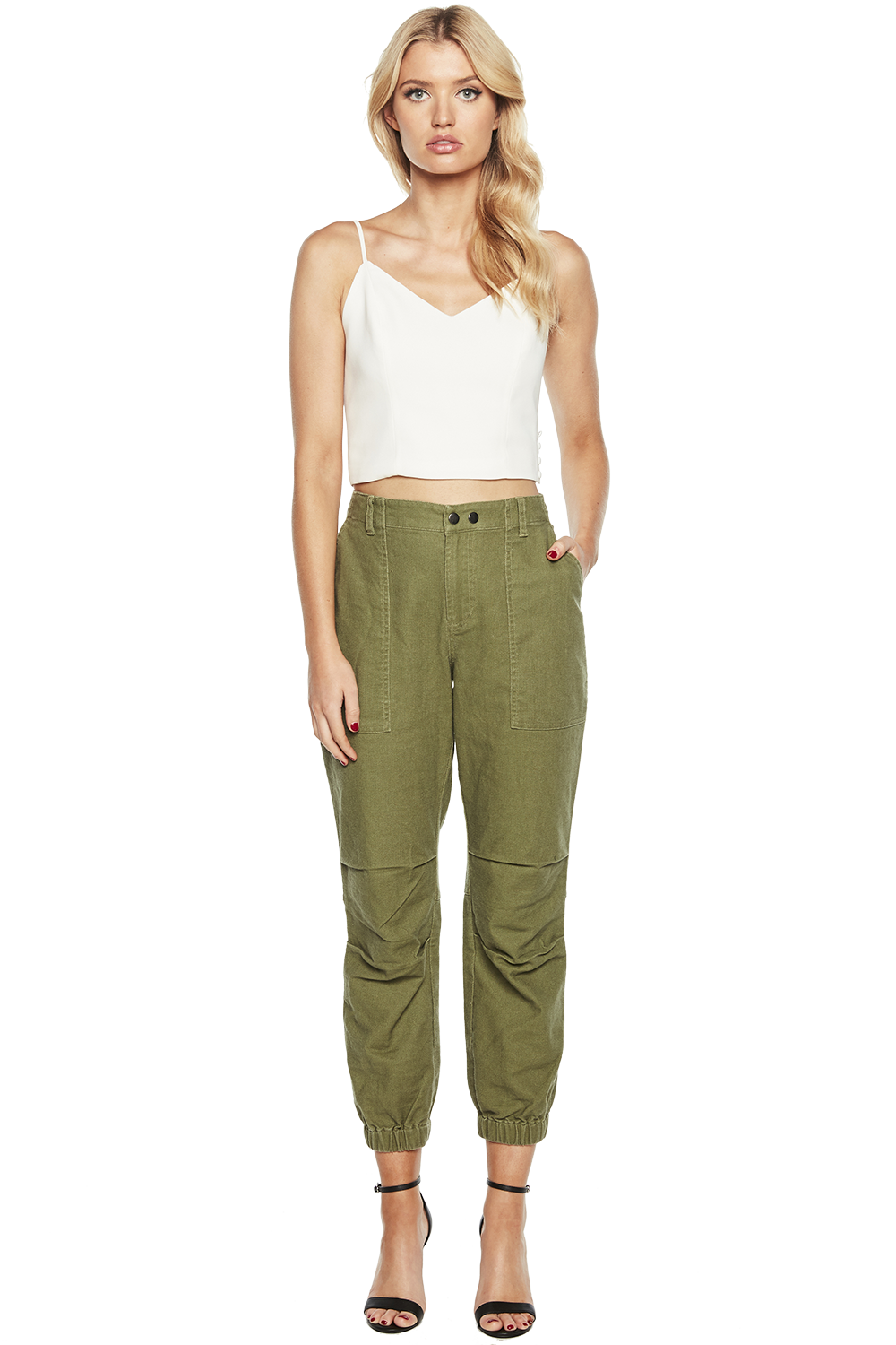 Khaki Cargo Pant | Ladies Clothing & Pants | Bardot