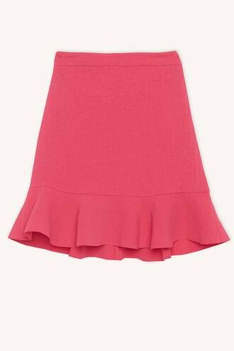 FLUTTER SKIRT in colour FUCHSIA PURPLE