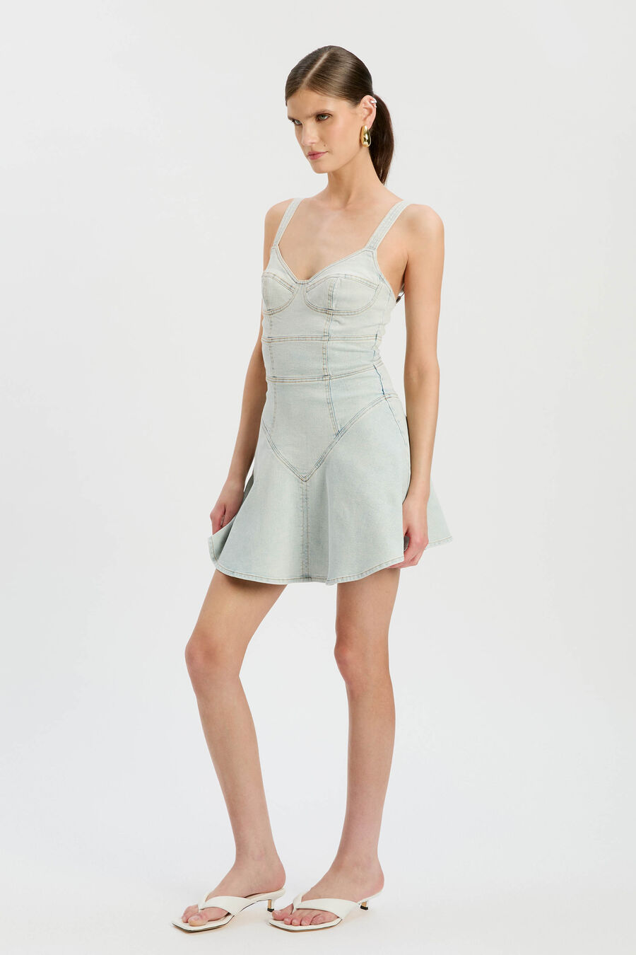 Reyna Denim Mini Dress