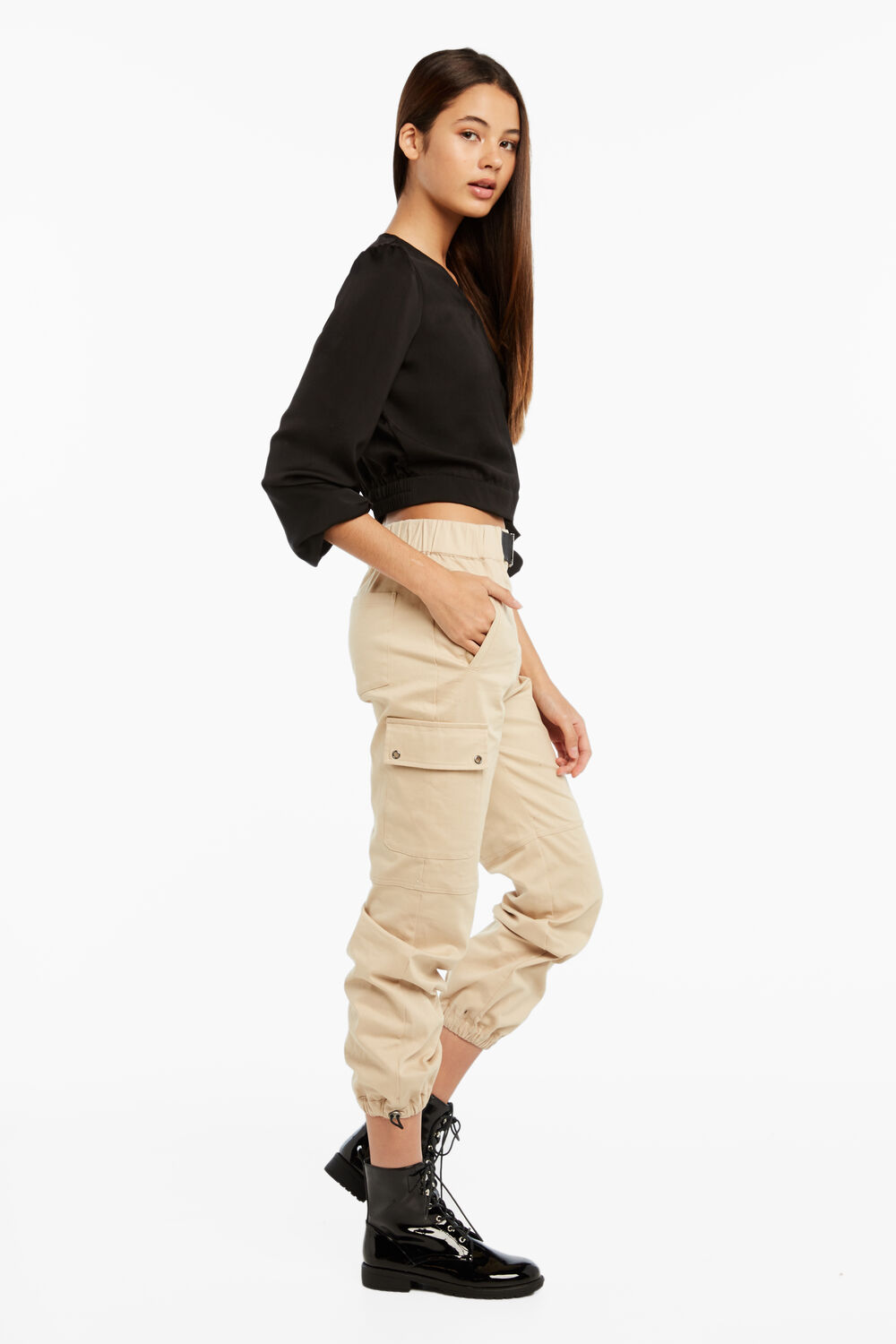 buckle cargo pants