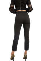 ZALIA SLIM PANT in colour CAVIAR