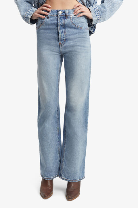NOUVELLE STRAIGHT LEG JEAN in colour MIDNIGHT NAVY