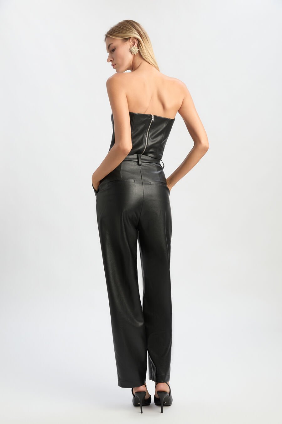 Kelsa Vegan Leather Pant