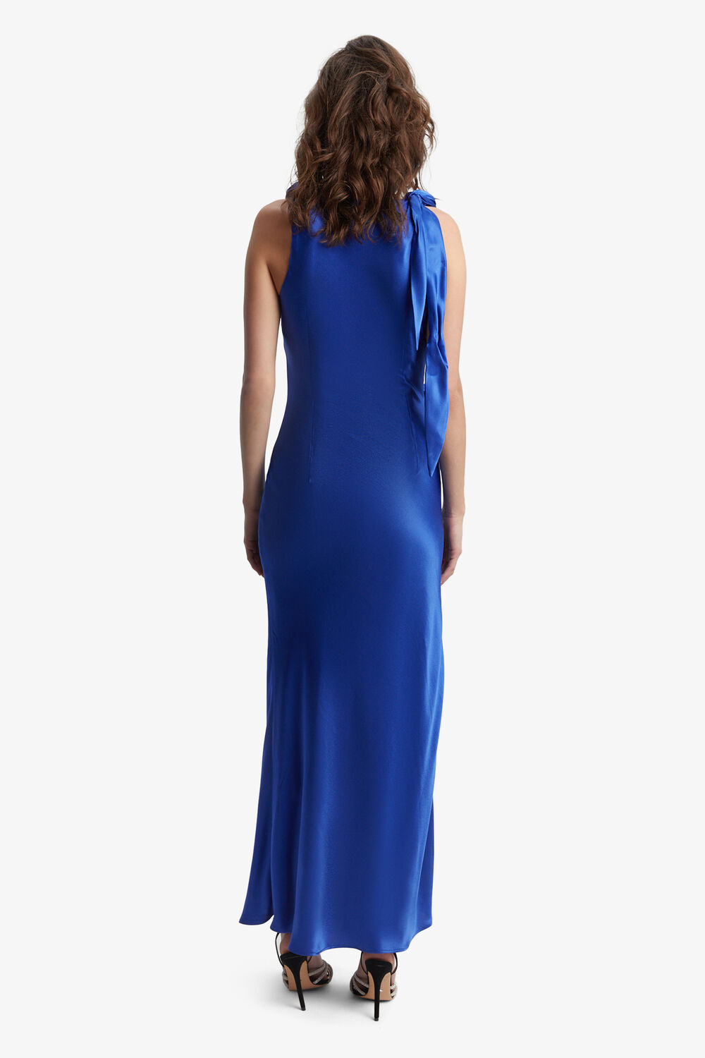 REESE MIDI DRESS in colour BRIGHT COBALT