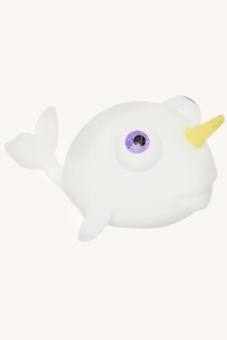 WHALE SQUEEZE in colour BRIGHT WHITE