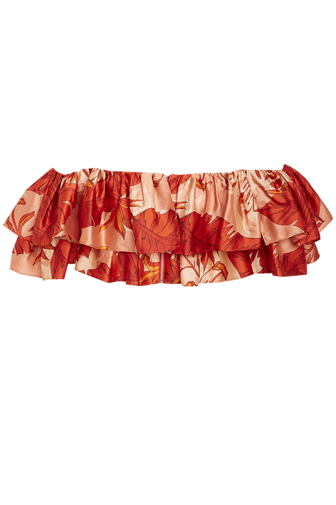 AURORA TOP in colour MINERAL RED