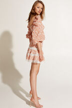 PAISLEY TOP in colour AMBER BROWN