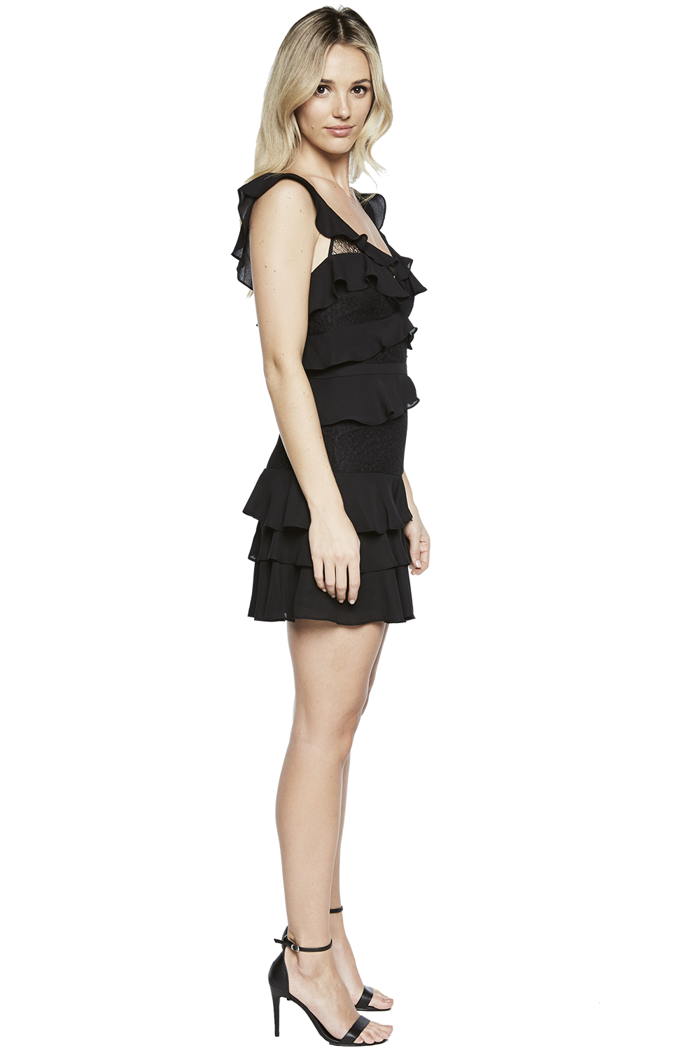 Babylon Dress In Black Bardot