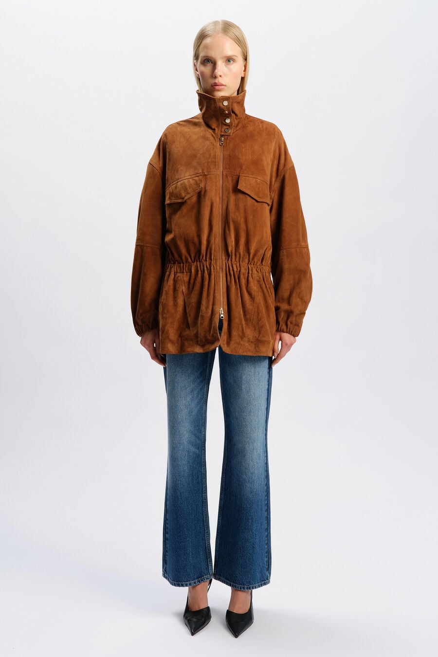Anja Genuine Suede Jacket