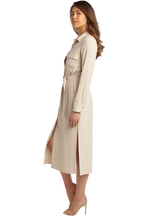 JANA SHIRT DRESS in colour MOONLIGHT