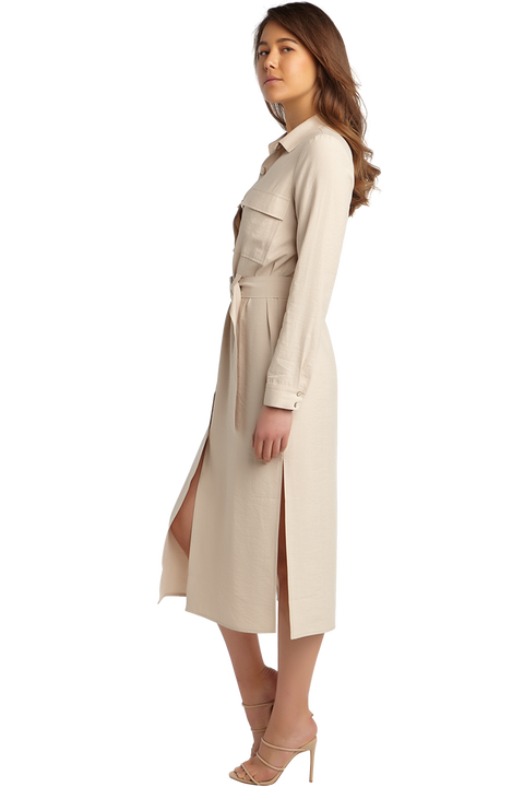 JANA SHIRT DRESS in colour MOONLIGHT