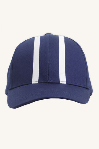 STRIPE CAP in colour BLACK IRIS