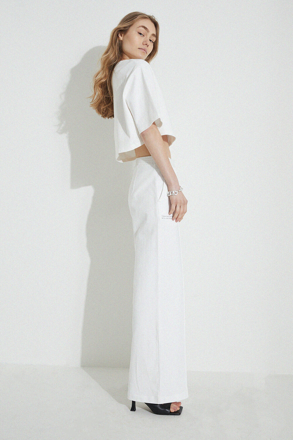 TAILORED TRACK PANT in colour BRIGHT WHITE