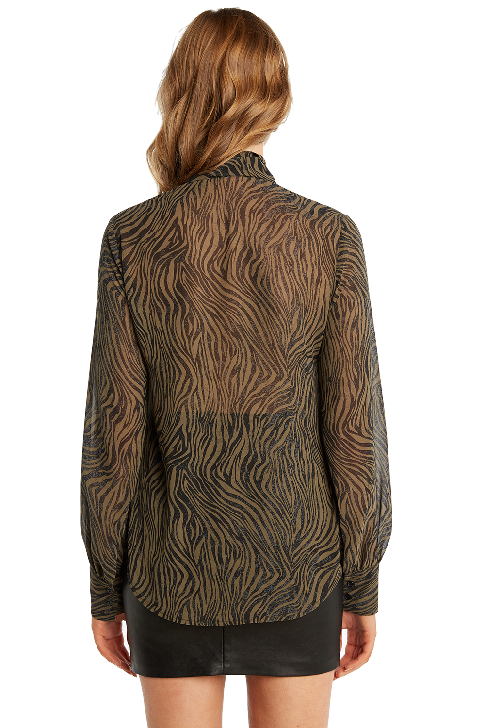 ZEBRA TIE TOP in colour METEORITE