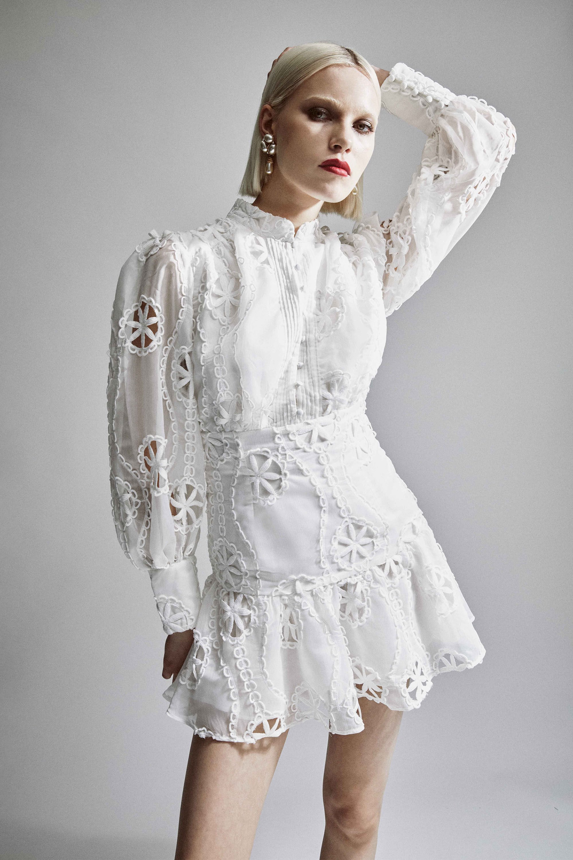 White lace bardot cheap