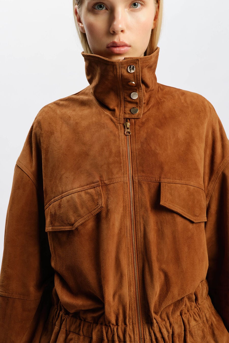 Anja Genuine Suede Jacket