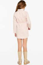 DARCY SHIRT DRESS in colour PRIMROSE PINK