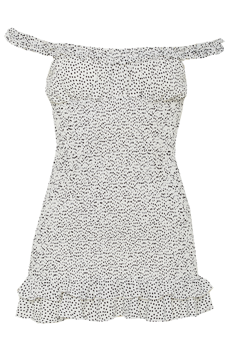 SELMA DRESS in colour SNOW WHITE