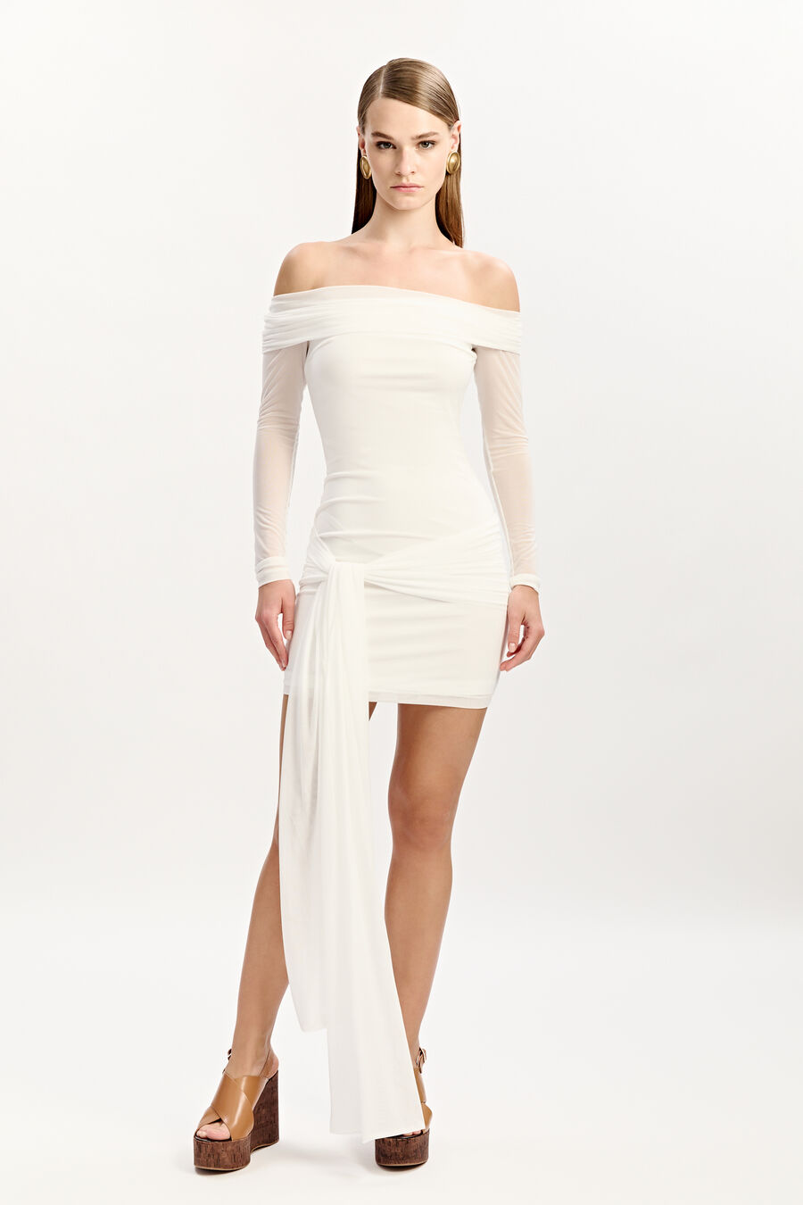 Fernanda Mesh Mini Dress