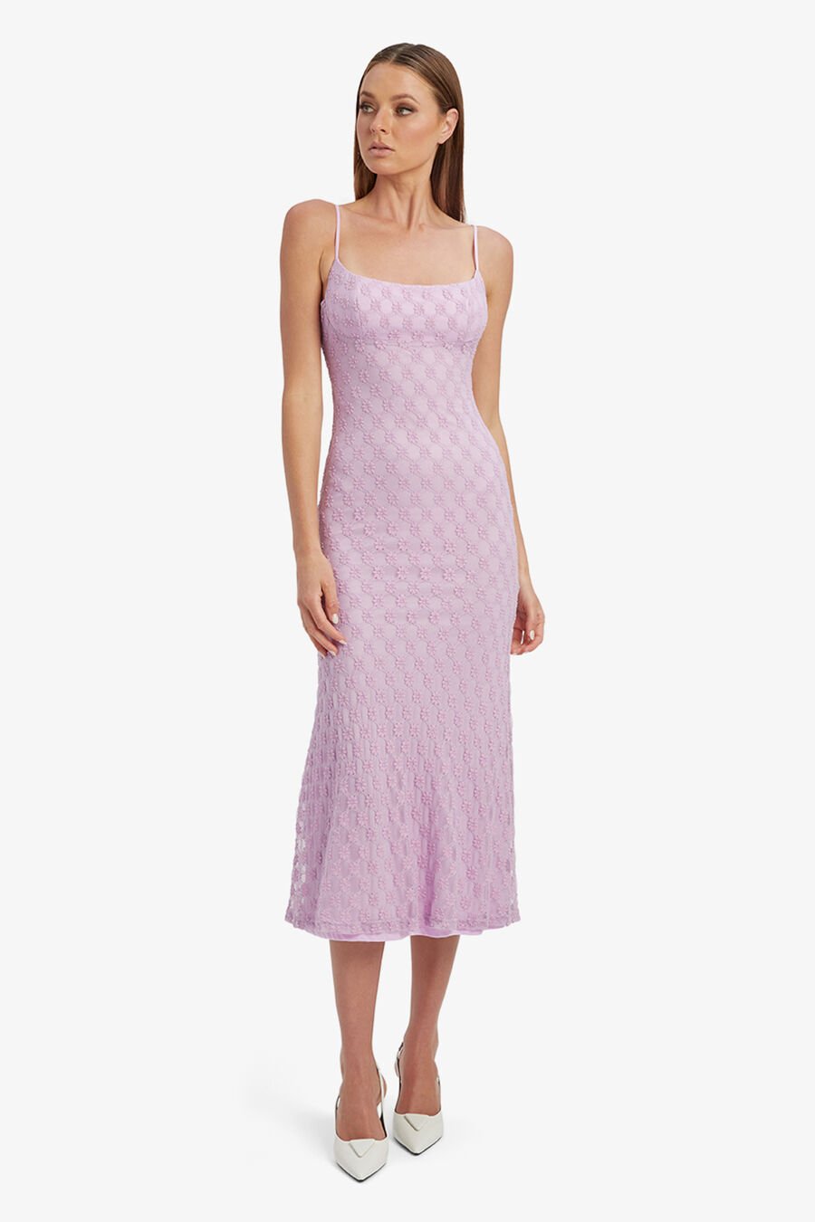 Adoni Mesh Midi Dress