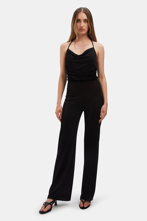 COVET PANTSUIT  in colour CAVIAR