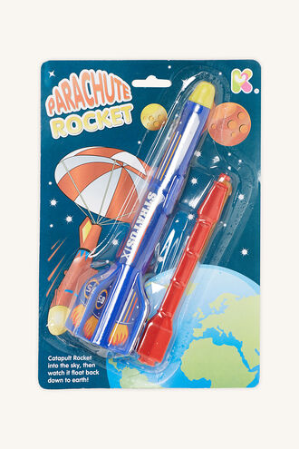 CATAPULT PARACHUTE ROCKET in colour BRIGHT WHITE