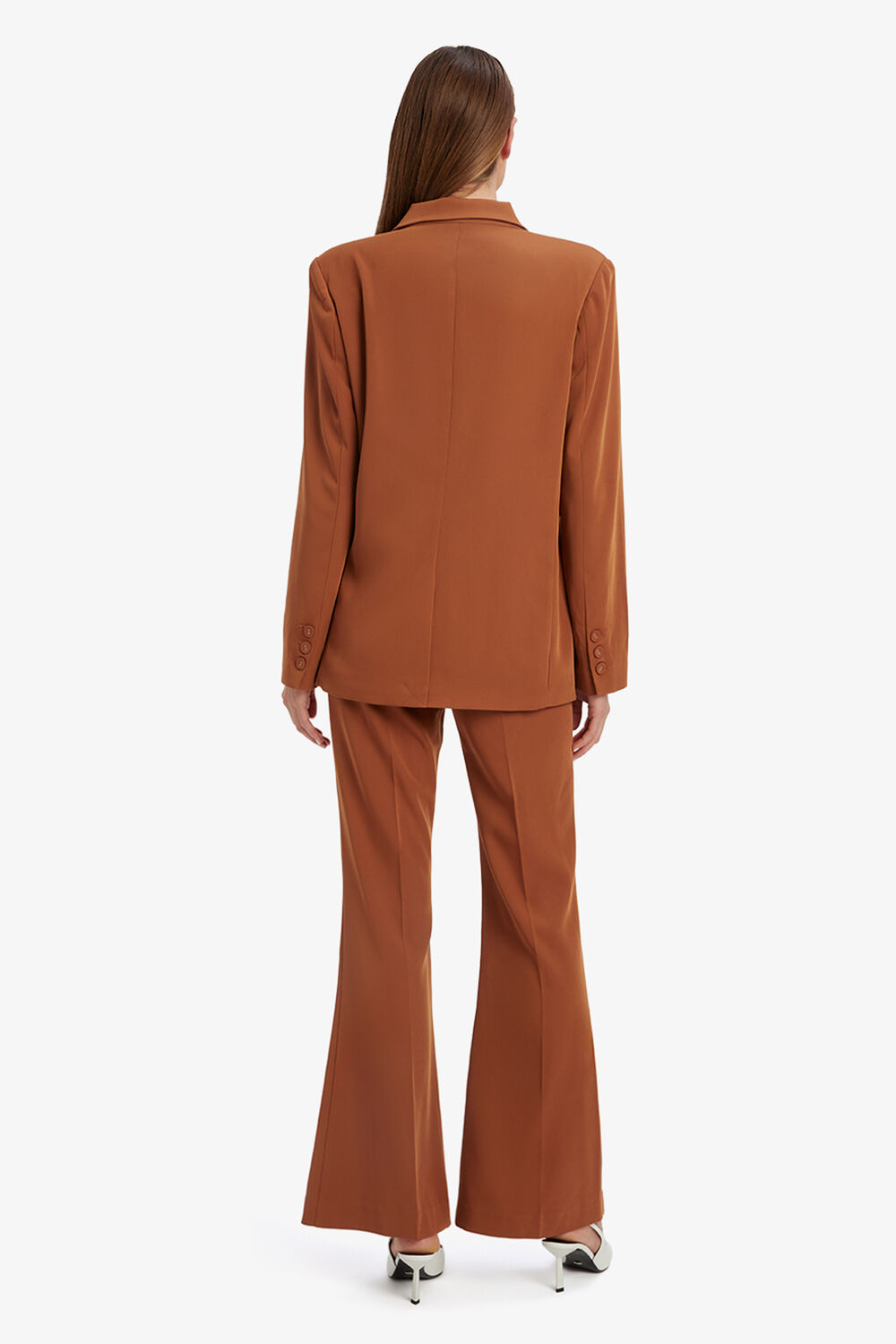 SLOANE CLASSIC BLAZER in colour COPPER BROWN