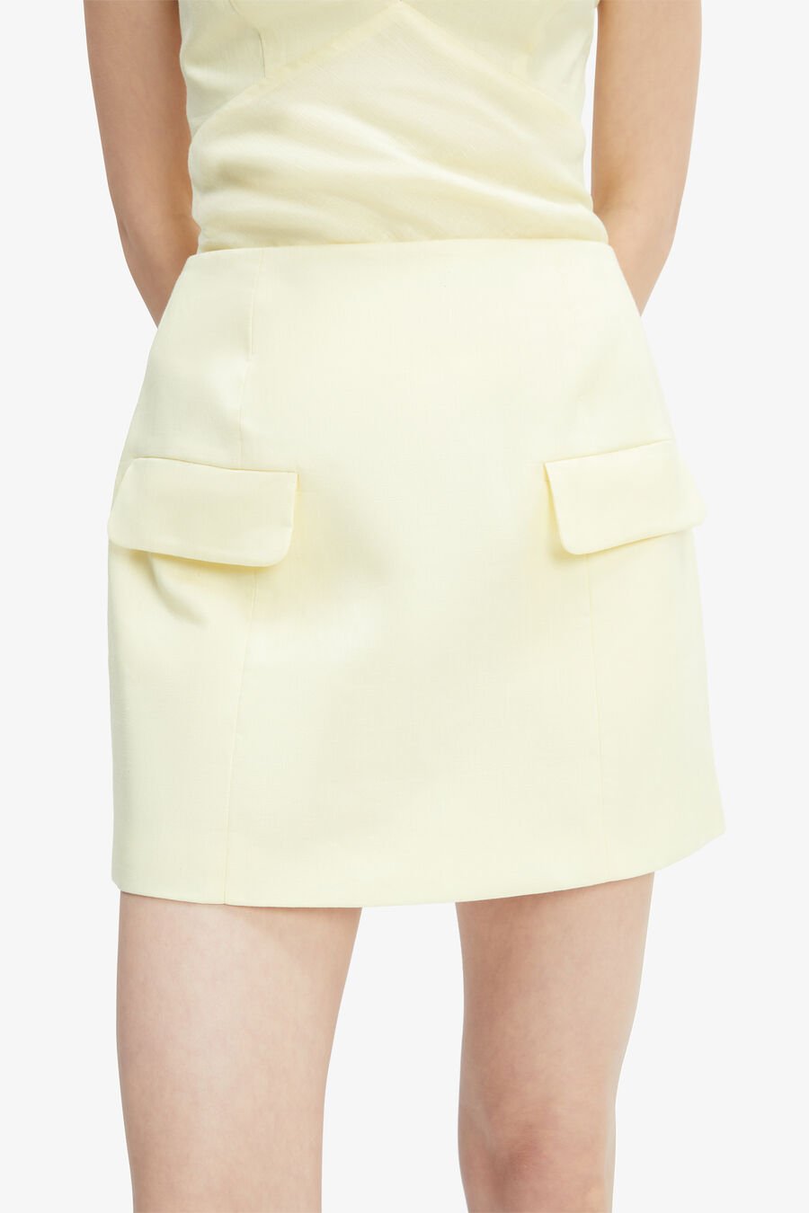 Delphi Linen Mini Skirt