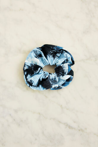 TIE DYE SCRUNCHIE  in colour POSEIDON