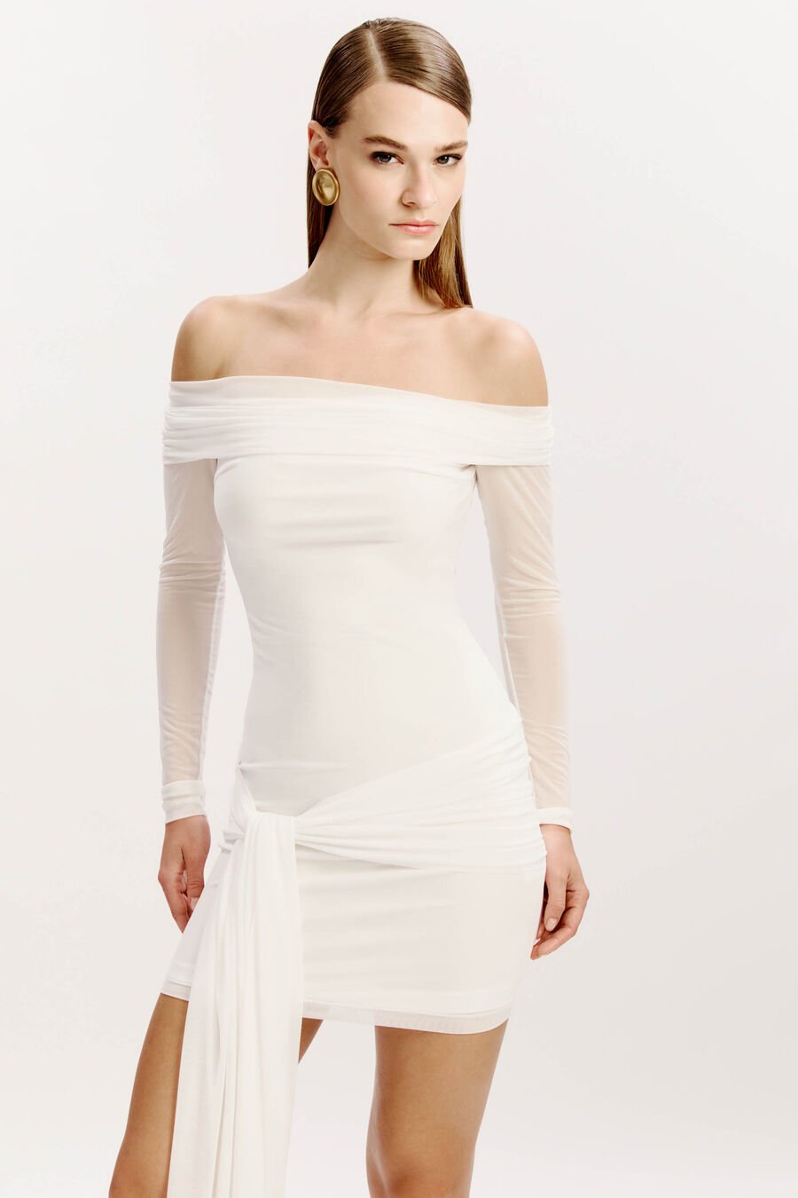 Fernanda Mesh Mini Dress