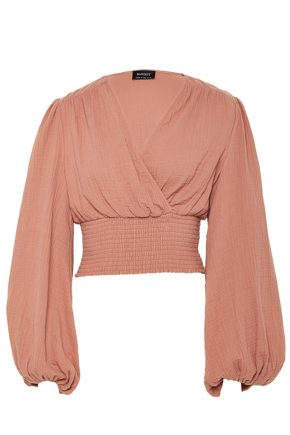 Charo Top in Coral Bardot