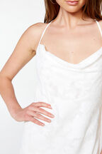 TEMPEST SLIP DRESS in colour CLOUD DANCER