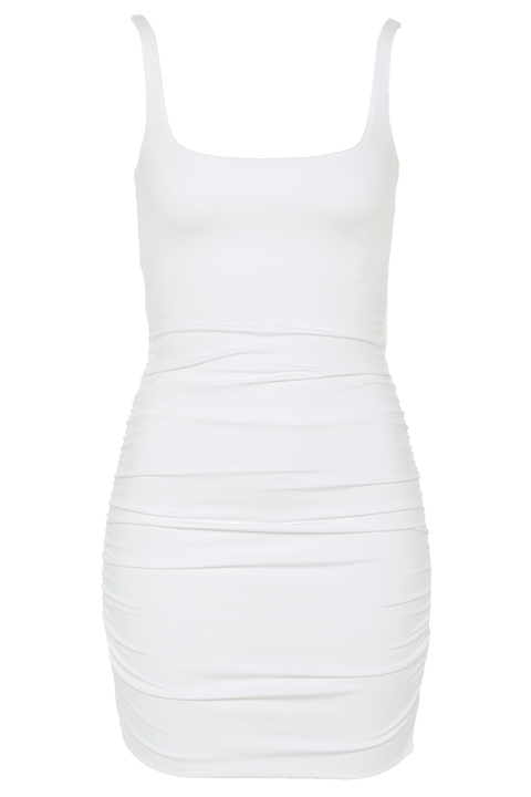 KARIN DRESS in colour BRIGHT WHITE