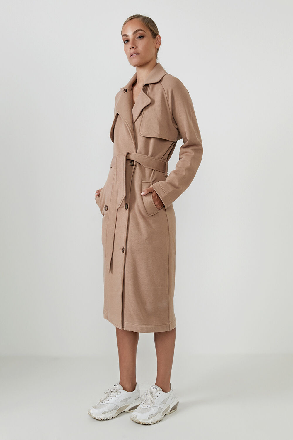 trench coat tan