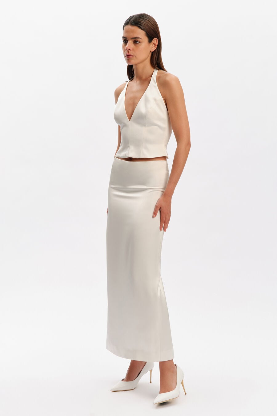 Ornella Mid Rise Maxi Skirt
