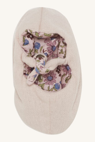 IRIS DITZY LINEN SLIPPERS in colour PINK CARNATION