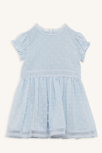 TEA PARTY DRESS in colour PEARL BLUE