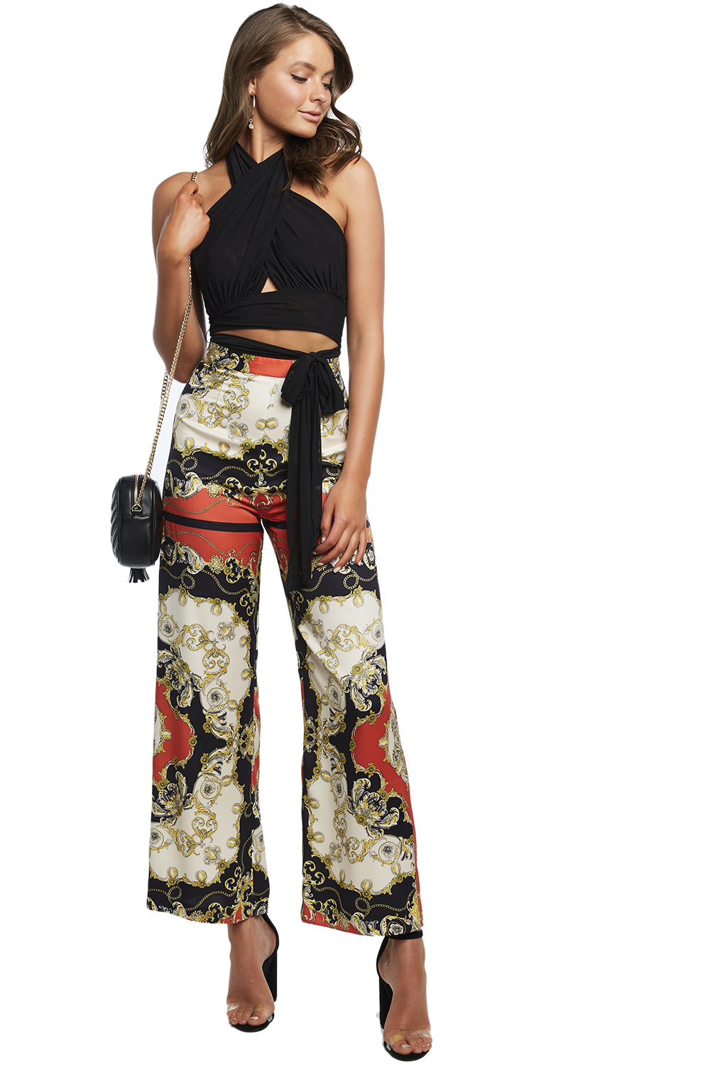 Halter Wrap Top Ladies Clothing & Tops Bardot